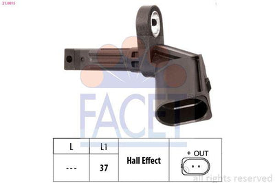 Facet 210015 Bushing Speed Sensor Audi A4 A5 A6 A8 Q5 Q7