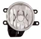 Depo 212-2090L-UQ Fog Lamp Left without Socket Toyota Yaris / Corolla / Auris / Citroen C1 II 12- — Tail, Signal & Reflectors