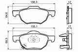 BOSCH 0986494135 Brake Pads for Accord VII