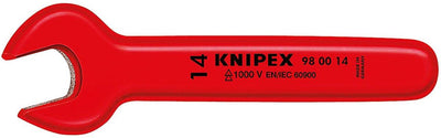 Knipex 98 00 07 Single Open End Wrench 7 mm, 1000V Insulated