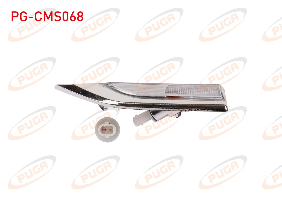 PUGA PG-CMS068 Fender Turn Signal Chrome Left (with Bulb) Transporter T7 2016 — Tail, Signal & Reflectors
