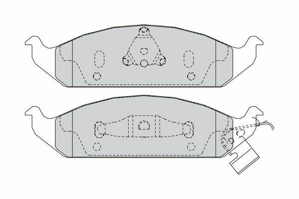 ferodo fdb1254 brake pads for chrysler stratus, front brake pads for chrysler stratus 2.5 FERODO FDB1254 Brake Pads - Front for Chrysler Stratus 2.5 (1995-2001) | Certified R90 FERODO FDB1254 Brake Pads for Chrysler Stratus ferodo, chrysler-stratus, brake-pads, car-owners, mechanics, auto-parts, front-brake-pads, r90-homologated, automotive, ai-generated
