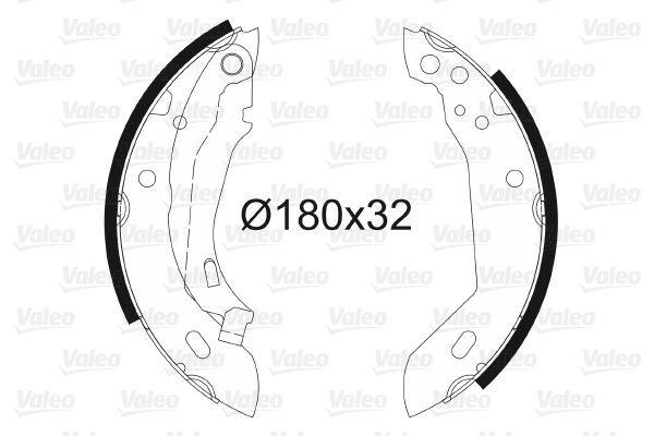 VALEO 562037 Brake Shoes - Replacement for 205, ZX, Xsara — Brake Cables & Hardware