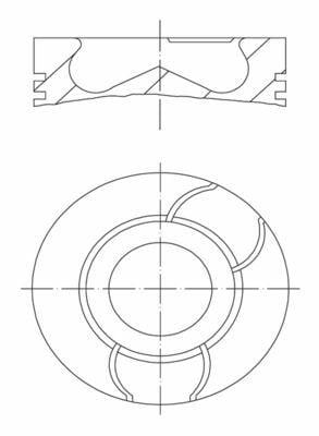 MAHLE Piston Ring Standard 206 307 / C3 / Fiesta V Fusion 02-1.4 HDi Dv4 1.4 TDCI — Pistons & Rotating