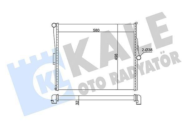 KALE 354500 Radiator - High Efficiency Cooling for BMW X3 E83 — Radiators & Fans