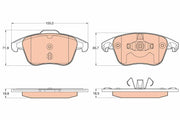 trw gdb2025 front brake pad, trw gdb2025 brake pad specifications, brake pad set for citroen and peugeot vehicles TRW GDB2025 Front Brake Pad - For Citroen C4 & Peugeot 307 | Quality Performance TRW GDB2025 Front Brake Pad | Compatible Models trw, front-brake-pad, brake-pads, braking-systems, car-parts, citroen, peugeot, high-performance, auto-accessories, ai-generated