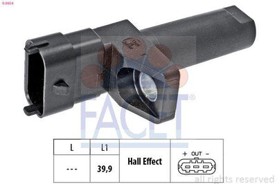 Facet 9.0654 Crankshaft Shaft Sensor Grand Cherokee III (Wh, Wk) 3.0 Crd 05 > 10 — Pistons & Rotating