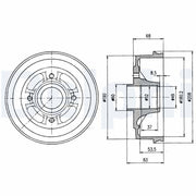 delphi bf272 brake drum for clio-r9, high-quality delphi bf272 brake drum specifications DELPHI BF272 Clio-R9 Brake Drum - High-Quality Replacement for Car Owners and Mechanics DELPHI BF272 - Clio-R9 Brake Drum | ABS-Compatible delphi, brake-drum, clio-r9, car-parts, mechanic-tools, braking-system, automotive, replacement-parts, car-owners, ai-generated