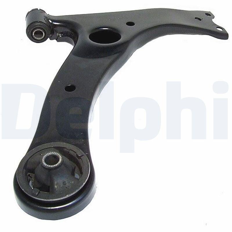 delphi tc1446 right control arm for corolla 03, delphi tc1446 control arm assembly side view DELPHI TC1446 | Right Control Arm for Corolla 2003 - Complete Assembly for Car Owners & Mechanics | 17.32 in x 14.17 in x 2.36 in DELPHI TC1446 | Right Control Arm for Corolla 03 delphi, corolla, control-arm, car-parts, automotive, mechanics, car-owners, right-control-arm, ai-generated, complete-assembly