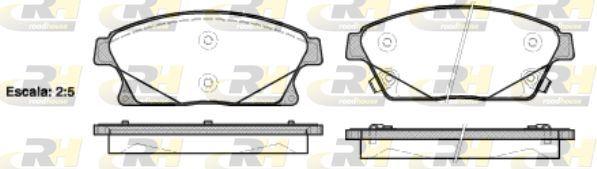 ROADHOUSE 21431.02 Brake Pad Cruze J300 05 09 — Brake Pads