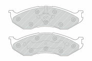 ferodo fdb929 front brake pad set, brake pads for carnival cherokee grand cherokee wrangler FERODO FDB929 Front Brake Pad Set - Compatible with Carníval 99-01, Cherokee 84-01, Grand Cherokee 98, Wrangler 91-08 | 17 mm Thickness FERODO FDB929 Front Brake Pad Set - Compatible with Multiple Models ferodo, front-brake-pads, brake-pad-set, carnival, cherokee, grand-cherokee, wrangler, car-parts, mechanics, ai-generated