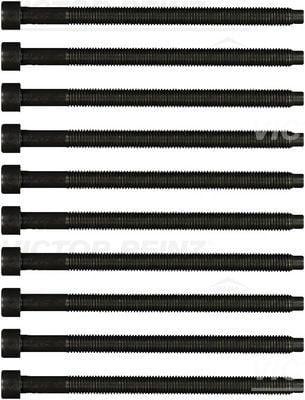 Victor Reinz Cylinder Head Bolt Kit - M12 Coarse Thread 166mm Long — Cylinder Head & Block
