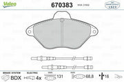 valeo 670383 front brake pads, brake pad set for xantia 2.0i 16v estate VALEO 670383 Front Brake Pads - High Performance for Xantia 2.0I 16V Estate | Fit for Mechanics and Car Owners VALEO 670383 Front Brake Pads - Xantia 2.0I 16V valeo, brake-pads, front-brake-pads, xantia-2-0i-16v, auto-parts, car-owners, mechanics, high-performance, braking-system, ai-generated