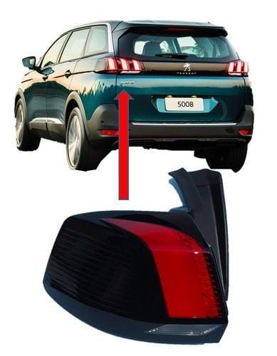 Peugeot 5008 Left Rear Tail Light - Original Part for 2017-2020 Models — Tail, Signal & Reflectors