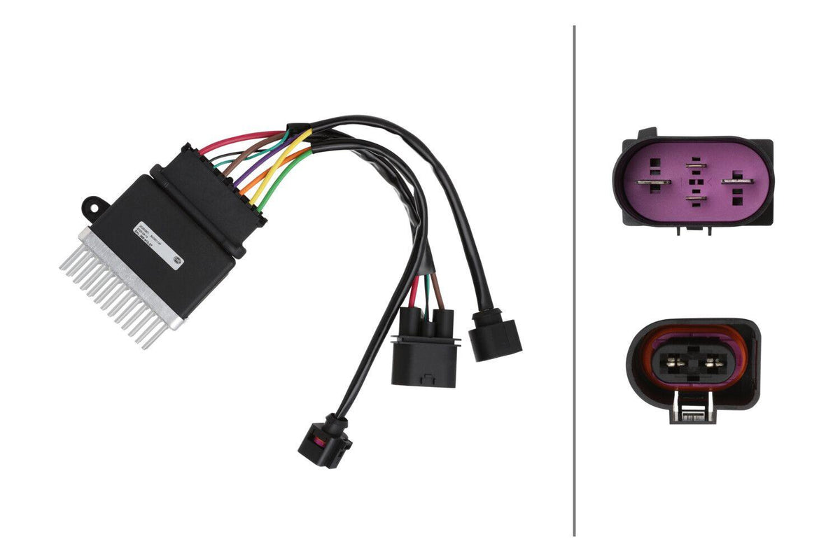 Hella 5HL366410-371 Fan Control Unit Audi A4 A5 A6 A7 Q3 Q5 — Modules & Wiring