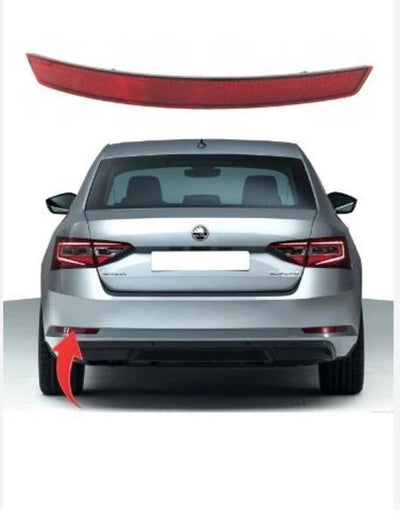 GKL 292006 Rear Bumper Reflector Left Superb 15 > — Tail, Signal & Reflectors