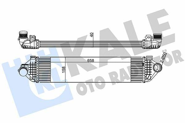Kale Turbo Intercooler Radiator 344925 - Replacement for Ford and Volvo — Radiators & Fans