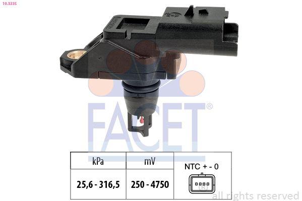 Facet 10.3335 Air Pressure Sensor Corsa F C III Cıı C4 II Ds3 Ds4 — Vehicle Sensors & Switches