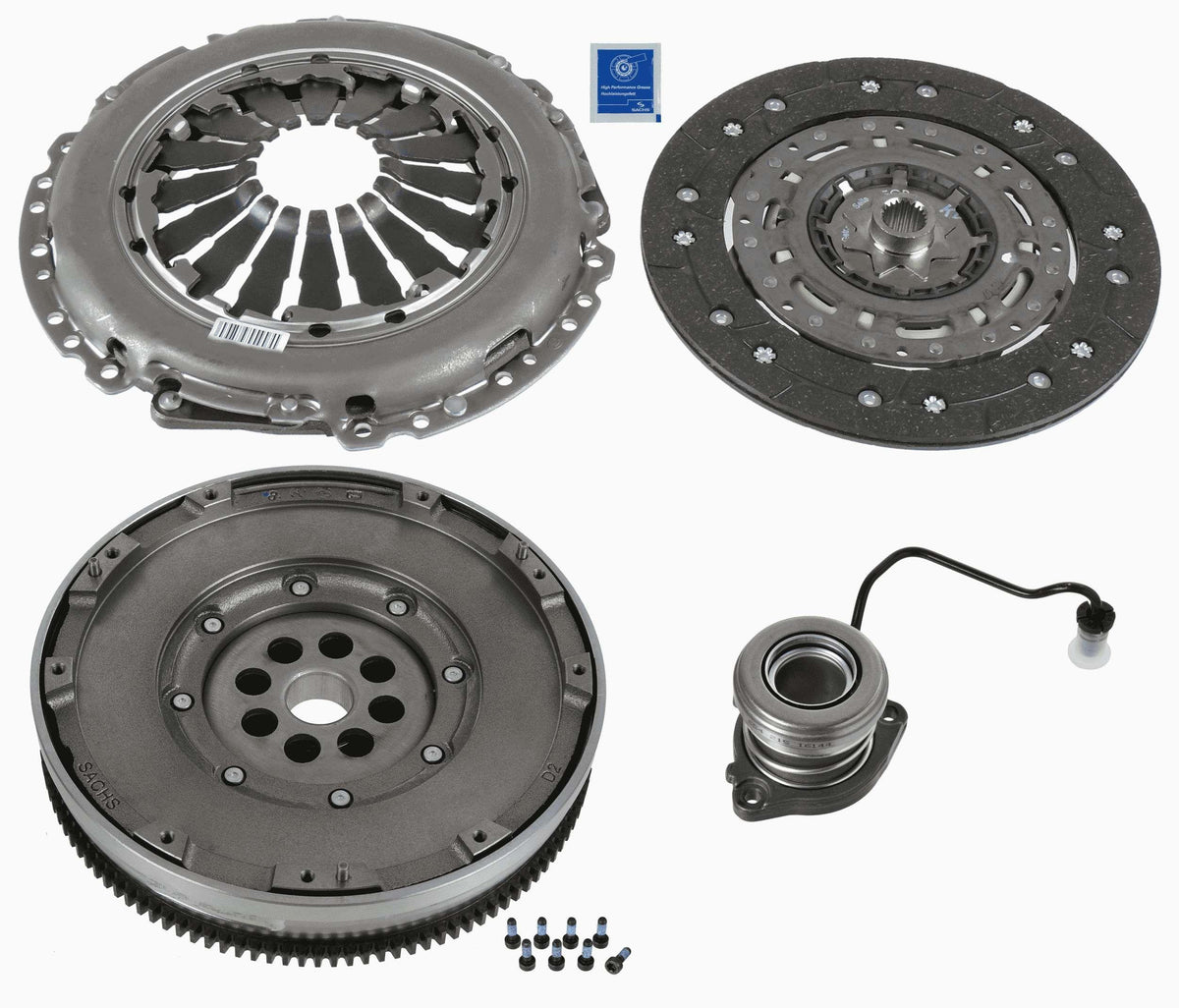Sachs 2290601213 with Flywheel Clutch Kit G.Punto /Fiorino /Astra H /Corsa D 1,3 Mjet 04 — Clutch & Flywheel