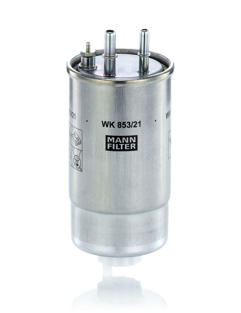 Mann WK853-21 Fuel Filter Fiorino Doblo Linea 07 1.3 JTD Punto III 1.3 JTD 1.9 JTD Stilo 1.9 JTD — Fuel Delivery