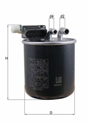 MAHLE KL948 Fuel Filter - Pipe Filter — Fuel Delivery