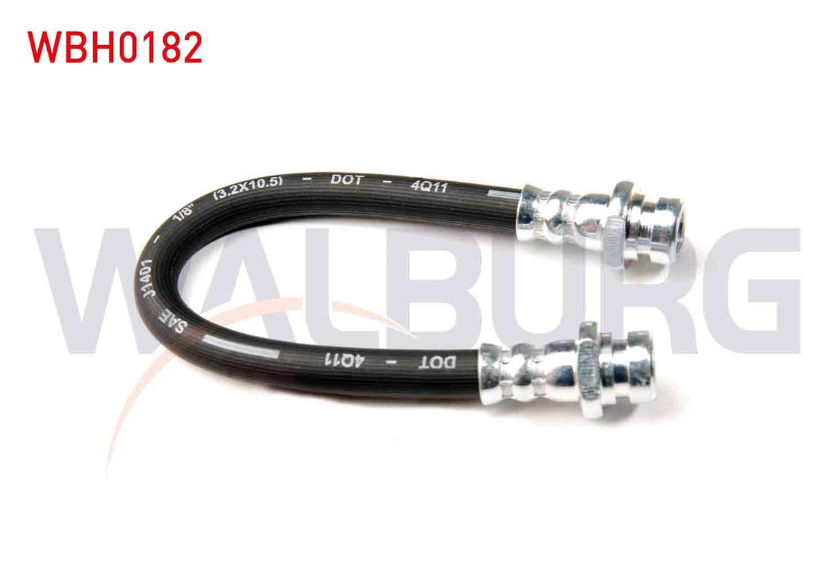 WALBURG WBH0182 Brake Hose Rear Left-Right 220mm Hyundai Accent II (Lc) 2000-2005 | Set of 2