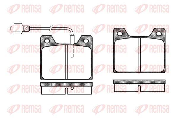 REMSA 0013.02 Brake Pad — Brake Pads