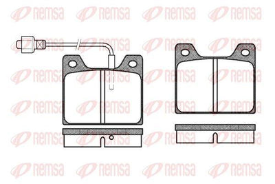 REMSA 0013.02 Brake Pad — Brake Pads