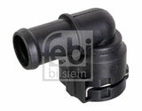 FEBI 180142 Water Flange for VW Caddy 04- Crafter 17- Golf 04-14 Passat 06-15 — Hoses & Tanks