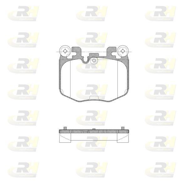ROADHOUSE H22040.00 Brake Pad Front BMW G20 — Brake Pads