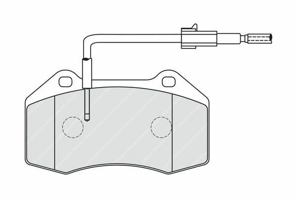 FERODO FDB4040 Front Brake Pad - Fit for Grande Punto 1.4 Abarth — Brake Pads
