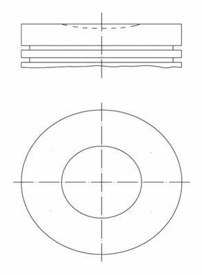 MAHLE 0401603 Motor Piston Segman 4 Pack, Close up of MAHLE Motor Piston dimensions MAHLE 0401603 - Motor Piston Segman for Peugeot, Citroen & More | 4 Pack MAHLE 0401603 Motor Piston - 4 Pack for Various Models mahle, motor-piston, engine-parts, piston-segman, car-repairs, auto-repair, peugeot-parts, citroen-parts, mechanic-tools, ai-generated