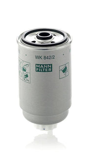 MANN WK842-2 Fuel Filter front view, MANN WK842-2 Fuel Filter specifications side view MANN WK842-2 Fuel Filter - High-Quality Replacement for 06 Accent, Era, Getz, Ka, Rio 1.5 CRDi | Fit for Car Owners and Mechanics MANN WK842-2 Fuel Filter | Compatible with Hyundai Models fuel-filter, mann, car-maintenance, replacement-parts, hyundai-parts, car-owners, mechanics, high-quality-filter, automotive-accessories, ai-generated