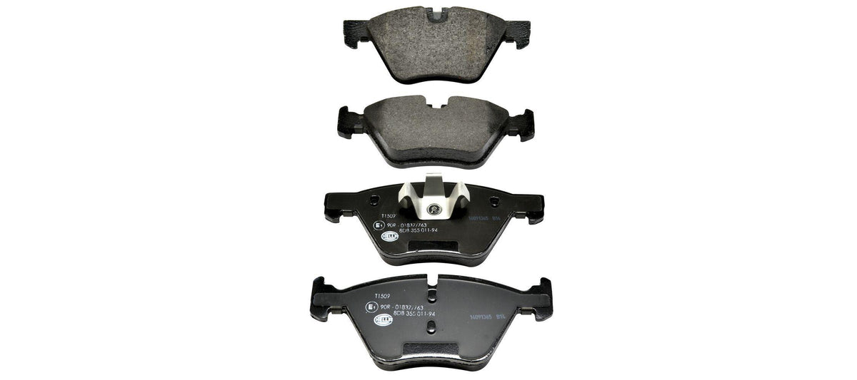 Hella 8DB355011-941 Brake Pad Front BMW E81 E82 E87 E88 E90 E92 E93 — Brake Pads