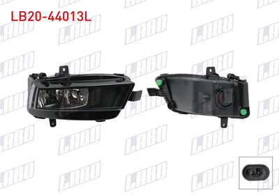 LABO LB20-44013L Fog Lamp Left with Bulb Volkswagen Golf VII 2013-2016 — Tail, Signal & Reflectors