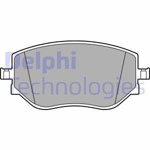 Delphi Front Brake Pads for Renault Clio 5 - Compatible with 1.0 Sce and 1.5 Blue dCi