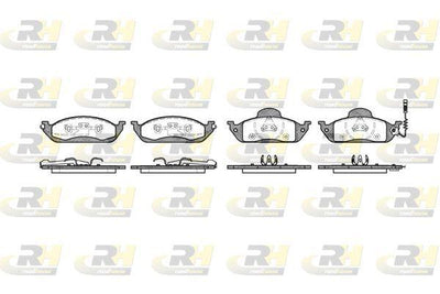 ROADHOUSE 2697.01 Brake Pad M-Class W163 02 98-06 05 — Brake Pads