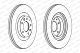 FERODO Front Brake Disc for Mazda CX7 — Brake Rotors & Drums