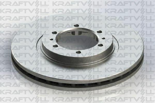 KRAFTVOLL Front Brake Disc - Ventilated Type for Mitsubishi Pajero II (1996-2000) — Brake Rotors & Drums