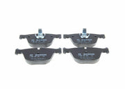 BOSCH brake pad set for BMW X5 and X6, Close-up of BOSCH brake pads technical specifications BOSCH 0986494325 - High-Performance Brake Pads for X5 & X6 | 10-19 BOSCH Fren Balata Seti - High-Performance Brake Pads bosch, brake-pads, car-maintenance, automotive-parts, x5-x6-parts, braking-systems, car-owners, mechanics, high-performance-brakes, ai-generated