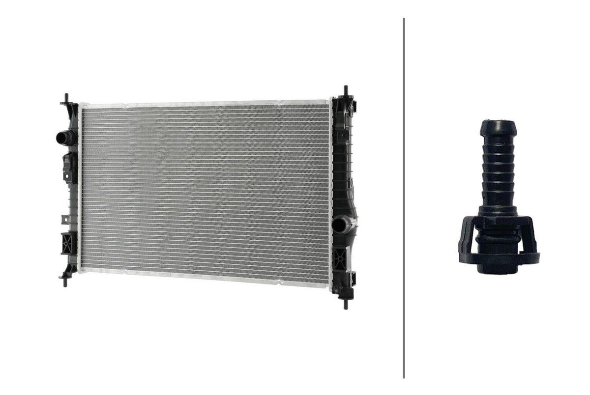 Hella 8MK366301-731 Motor Su Radiator 3008 II 308 II 5008 II 508 II Expert IV Rifter Partner Berlingo C4 P — Radiators & Fans