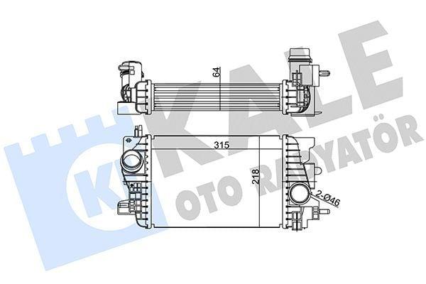 KALE Turbo Intercooler for Meriva B *A17DTC* — Turbo & Supercharger