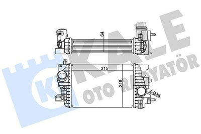 KALE Turbo Intercooler for Meriva B *A17DTC* — Turbo & Supercharger