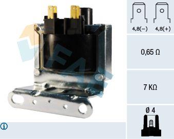 FAE 80262 Ignition Coil Opel Astra F Vectra A Corsa B 1.4-1.6 NZ/SV 8V — Coils & Plugs