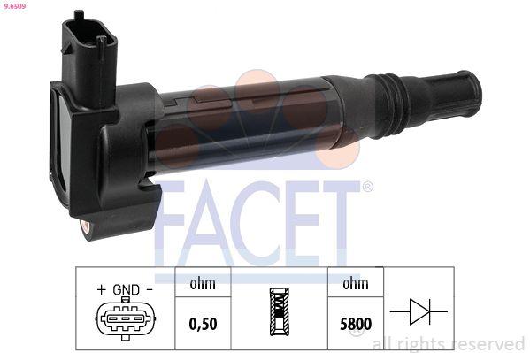 Facet 9.6509 Ignition Coil Opel Corsa F Crossland X P301 P2008 P208 — Coils & Plugs