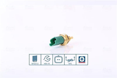 Nissens 207087 Temperature Sensor (Peugeot 206-307-406-407-607-806-807-Expert-Partner Citroe — Temperature Sensors & Switches