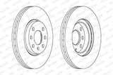 FERODO DDF1131 Disc Brake Rotor for 01 Corsa C & Combo C - Vented Design — Brake Rotors & Drums
