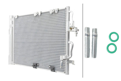 Hella 8FC366220-651 A/C Condenser Opel Astra H /Zafira B 1.6-1.8 Xer — Condensers & Evaporators