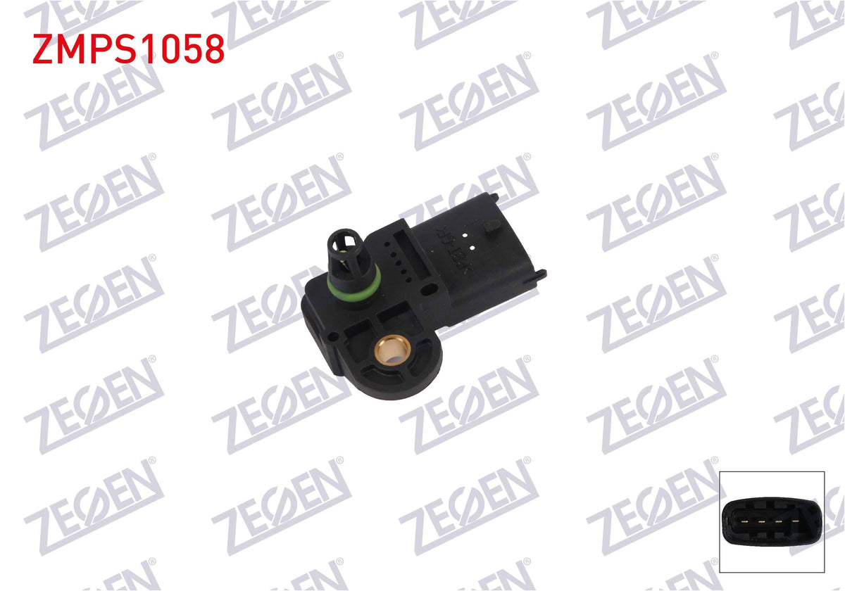 Zegen ZMPS1058 Map Sensor Citroen Jumper 2.8 HDi 2000-2002 — Engine Management Sensors