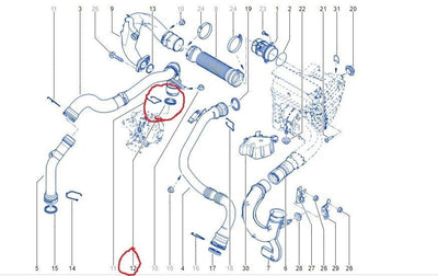 Renault Megane 3 Turbo O-Ring Gasket 2010-2015 - Compatibility Check Recommended — Gaskets & Seals